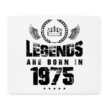 1975 legends born in - Mousepad (Querformat) - Weiß - Vorne