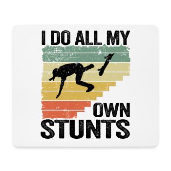 Skateboard Skateboarder Geschenk Spruch Lustig - Mousepad (Querformat) - Weiß - Vorne