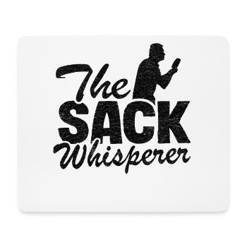 The Sack Whisperer Bean Bag Toss Mens Funny Corn - Mousepad (Querformat) - Weiß - Vorne