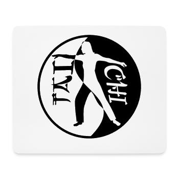 tai chi black - Mousepad (Querformat) - Weiß - Vorne