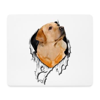 Mein Labrador ist Perfekt - Mousepad (Querformat) - Weiß - Vorne