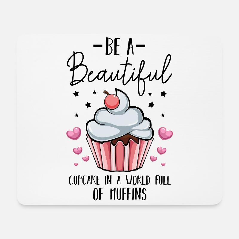 Cupcake - Mouse Pad (horizontal) - white