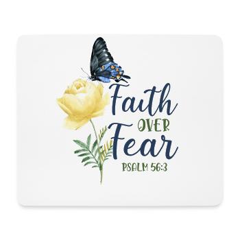 Christian Bible Verse Quote - Mouse Pad (horizontal) - white - Front