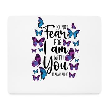 Christian Bible Verse Quote - Mouse Pad (horizontal) - white - Front
