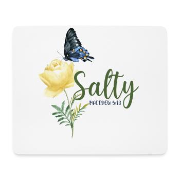 Christian Bible Verse Butterfly - Mousepad (Querformat) - Weiß - Vorne