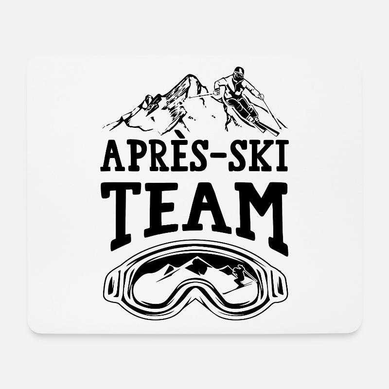 Après Ski Team - Mousepad (Querformat) - Weiß