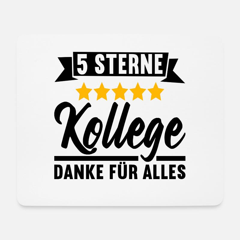 Abschiedsgeschenk Kollegen Jobwechsel - Mousepad (Querformat) - Weiß