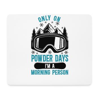 Snowboarding Snowboard Ski Skiing - Mouse Pad (horizontal) - white - Front