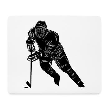 Ice Hockey Sport - Mousepad (Querformat) - Weiß - Vorne