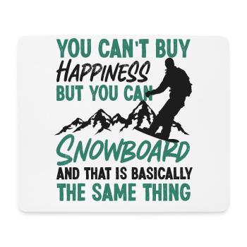 Snowboarding Snowboard You Can'T - Mouse Pad (horizontal) - white - Front