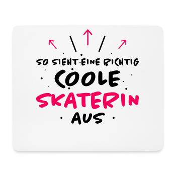 Skaterin Lustiger Spruch Skating Sprüche Geschenk - Mousepad (Querformat) - Weiß - Vorne