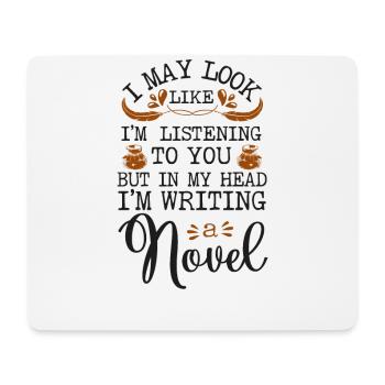 Writing Novel Writer & Published - Mousepad (Querformat) - Weiß - Vorne