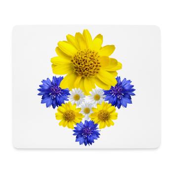 Flower Flower floral Flower vine floral bouquet - Mouse Pad (horizontal) - white - Front