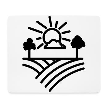 Farm Landwirt - Mousepad (Querformat) - Weiß - Vorne