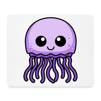 Jellyfish Comic Animal - Mouse Pad (horizontal) - white - Front