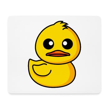 Duck Comic Animal - Mouse Pad (horizontal) - white - Front