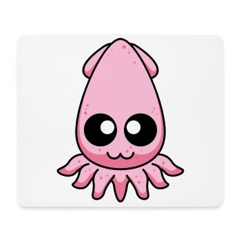 Squid Comic Animal - Tapis de souris (format paysage) - blanc - Devant