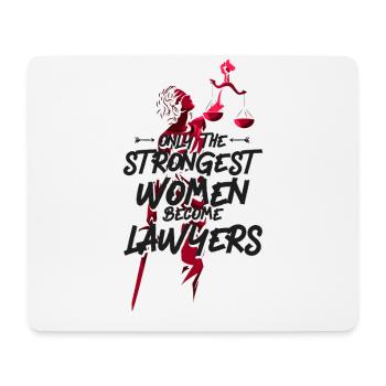Young Lawyer Attorney Law Mom - Mouse Pad (horizontal) - white - Front