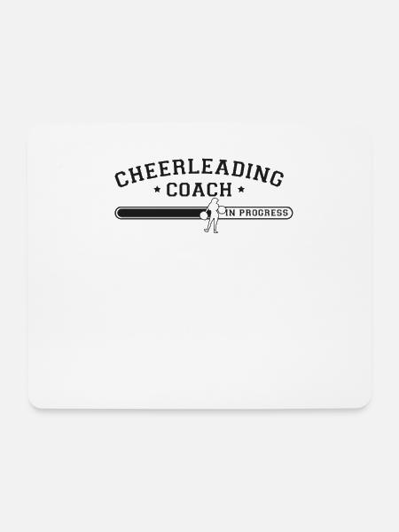 Cheer Cheerleading Coach - Mousepad (Querformat) - Weiß