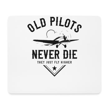 Airplane Pilot Retirement Vintage - Mousepad (Querformat) - Weiß - Vorne