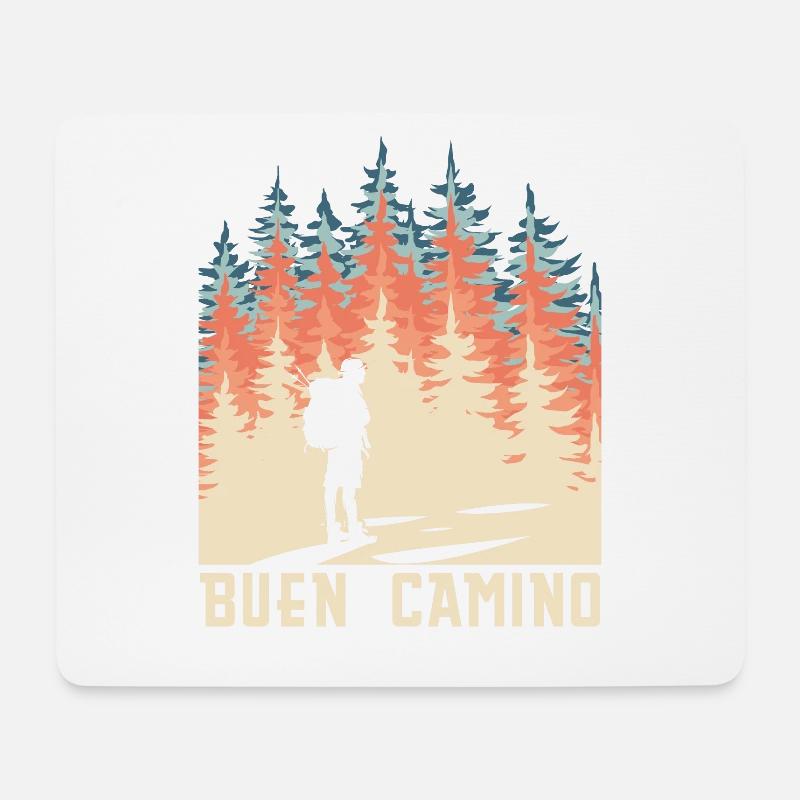 Camino De Santiago Buen Camino Jakobsweg Wandern - Mousepad (Querformat) - Weiß