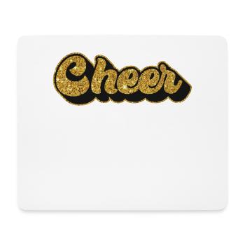 Cheer Cheerleading Cheer - Tapis de souris (format paysage) - blanc - Devant