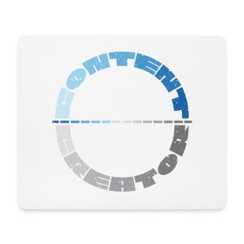 Creator Youtube Youtuber Online Medien - Mousepad (Querformat) - Weiß - Vorne