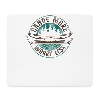 Canoe Canoeing Vintage Canoe More - Mouse Pad (horizontal) - white - Front