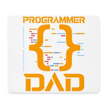Programmer Dad - Mouse Pad (horizontal) - white - Front