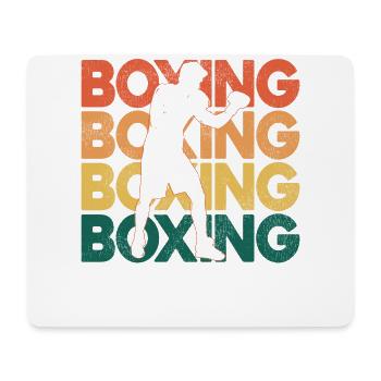 Boxing Retro Vintage Boxing - Mouse Pad (horizontal) - white - Front