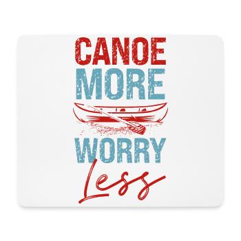Canoe Canoeing Vintage Canoe More - Mouse Pad (horizontal) - white - Front