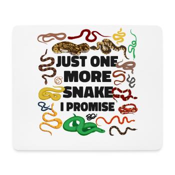 Snake Serpent Just One More Snake - Mousepad (Querformat) - Weiß - Vorne