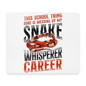 Snake Serpent Vintage This School - Mousepad (Querformat) - Weiß - Vorne