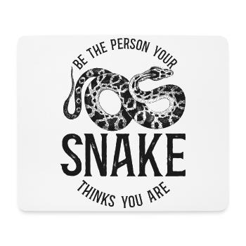 Snake Serpent Vintage Be The - Mouse Pad (horizontal) - white - Front