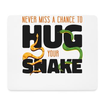 Snake Serpent Never Miss A Chance - Mouse Pad (horizontal) - white - Front
