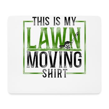 Lawn Mower Mowing Dad Father - Mouse Pad (horizontal) - white - Front