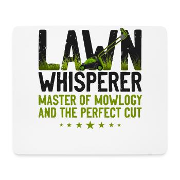 Lawn Mower Mowing Dad Father - Mouse Pad (horizontal) - white - Front