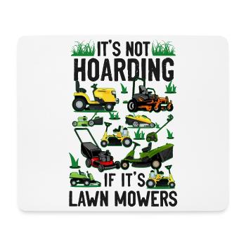 Lawn Mower Mowing Dad Father - Mouse Pad (horizontal) - white - Front