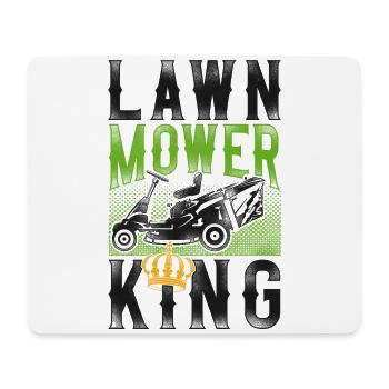 Lawn Mower Mowing Dad Father - Mouse Pad (horizontal) - white - Front