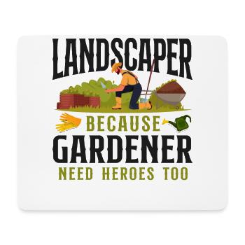Landscaper Landscaping Landscape - Mouse Pad (horizontal) - white - Front