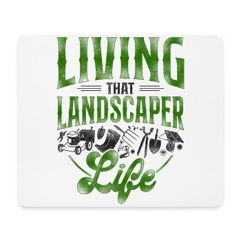 Landscaper Landscaping Landscape - Mouse Pad (horizontal) - white - Front