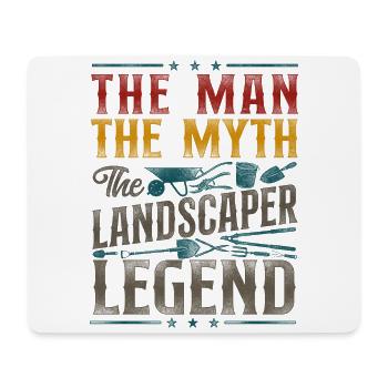 Landscaper Landscaping Landscape - Mouse Pad (horizontal) - white - Front