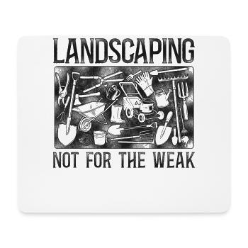 Landscaper Landscaping Landscape - Mouse Pad (horizontal) - white - Front