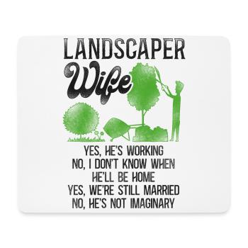 Landscaper Landscaping Landscape - Mouse Pad (horizontal) - white - Front