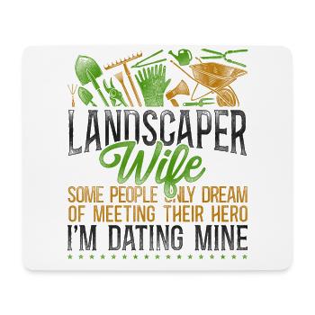 Landscaper Landscaping Landscape - Mouse Pad (horizontal) - white - Front