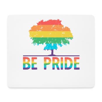 Be Pride Tree - Communauté lgbt du Mois de la Fierté Gaie - Tapis de souris (format paysage) - blanc - Devant