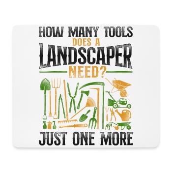 Landscaper Landscaping Landscape - Mouse Pad (horizontal) - white - Front