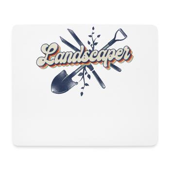 Landscaper Landscaping Landscape - Mouse Pad (horizontal) - white - Front