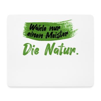 Lustiger Maler Spruch Malerei Kunstschüler Natur - Mousepad (Querformat) - Weiß - Vorne