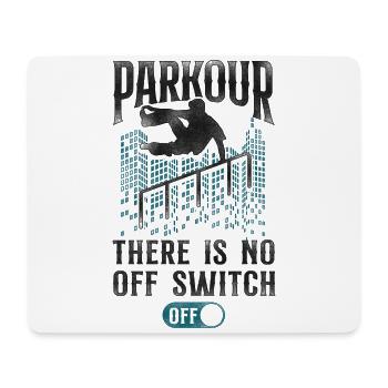 Parkour Free Running Traceur - Tapis de souris (format paysage) - blanc - Devant
